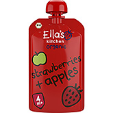 Ella's Kitchen Aardbeienappels 4 bio 120g