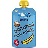 Ella's Kitchen Bananes noix de coco 4 bio 120g