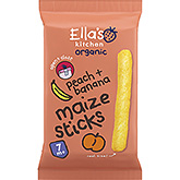 Ella's Kitchen Organic corn sticks peach banana 7 17g