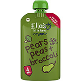 Ella's Kitchen Pærer, ærter broccoli økologiske, 4 måneder 120g