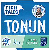 Fish Tales Tonijn in water zonder toegevoegd zout 142g