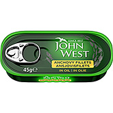 John West Anchovy fillets in oil 45g