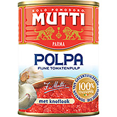 Mutti Tomato frugtkød med hvidløg 425ml