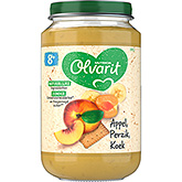 Olvarit Apple peach cake 200g