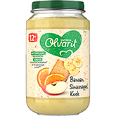 Olvarit Babynahrung Bananen Orangen Kuchen 200g