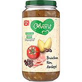 Olvarit Babynahrung Braune Bohnen, Schinken und Kartoffel 250g