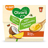 Olvarit Plantaardig toetje mango 380g