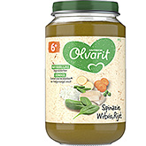 Olvarit Riz au poisson blanc aux épinards 200g