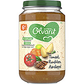 Olvarit Tomaat rundvlees aardappel wortel 200g