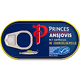 Princes Filetes de anchova em óleo de girassol 50g