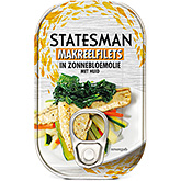 Statesman Sgombro sulla pelle in olio di semi di girasole 125g