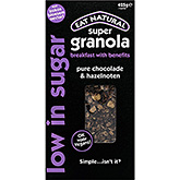Eat Natural Super granola mørk chokolade & hasselnød 425g