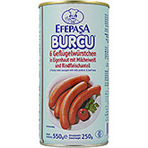 Efepasa Burcu tavuk sosis (poulet) saucisses de Francfort 550g