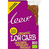 Leev Organic low carb qrackers rosemary 80g