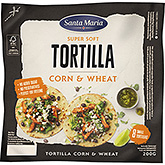 Santa Maria Tortilla wraps corn & wheat small 200g