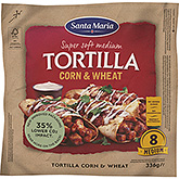 Santa Maria Tortilla wraps corn & wheat medium 336g
