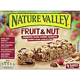 Nature Valley Fruit & nut cranberry nuts muesli bar 120g