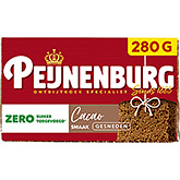Peijnenburg Zero Kakaogeschmack in Scheiben geschnitten 280g