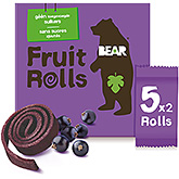 Bear Fruit rolls zwarte bes 100g