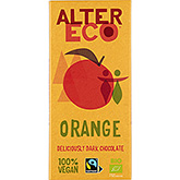 Alter Eco Köstlich dunkle Schokoladenorange 100g