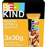 Be-Kind Notenreep honing zeezout 3-pack 90g