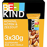 Be-Kind Nøddebar honning havsalt 3-pak 90g