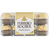 Ferrero Rocher Bombons de chocolate com recheio de creme e avelã 200g