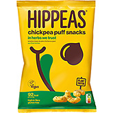 Hippeas Kikærtepust-snacks i urter vi stoler på 78g