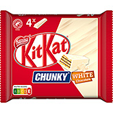 Kitkat Snack de chocolate branco Chunky com 4 barras 160g