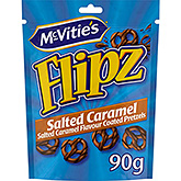 McVitie's Flipz salted caramel chocolate pretzels 90g