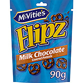 McVitie's Flipz milk chocolate pretzels 90g