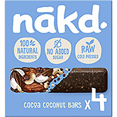 Nakd Barre de fruits aux noix cacao noix de coco 140g