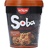 Nissin Soba cupnudler sukiyaki oksekød 89g