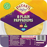 Patak's Papadums naturels prêts à l'emploi 80g