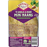 Patak's Mini naan garlic & coriander 240g