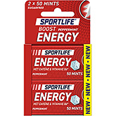Sportlife Boost mints energy pebermynte 2-pak 70g