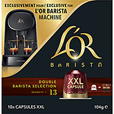 L'OR Cápsulas de café XXL de seleção dupla Barista 104g