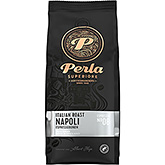 Perla Café en grains d'expresso Napoli torréfiés à l'italienne Superiore 500g