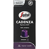 Segafredo Cadenza espresso mørke kapsler 50g