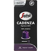 Segafredo Cadenza espresso mørke kaffekapsler 50g