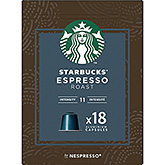 Starbucks Nespresso espresso roast capsules 101g