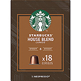 Starbucks Cápsulas de café Lungo Nespresso house blend 103g