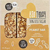 BioToday Peanut bar less sugar 75g