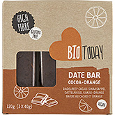 BioToday Dadelreep cacao-sinaasappel 120g