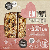 BioToday Apricot-hazelnut bar with less sugar 75g