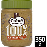 Calvé 100% Fijngemalen pinda's pindakaas 350g