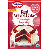 Dr. Oetker Red velvet cake met romige topping 293g