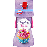 Dr. Oetker crème fouettée en guise de garniture rose 140g