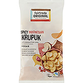 Fairtrade Original Spicy Indonesian vegan krupuk  60g