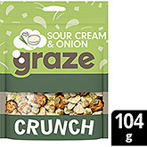 Graze Sour cream & onion crunch 104g